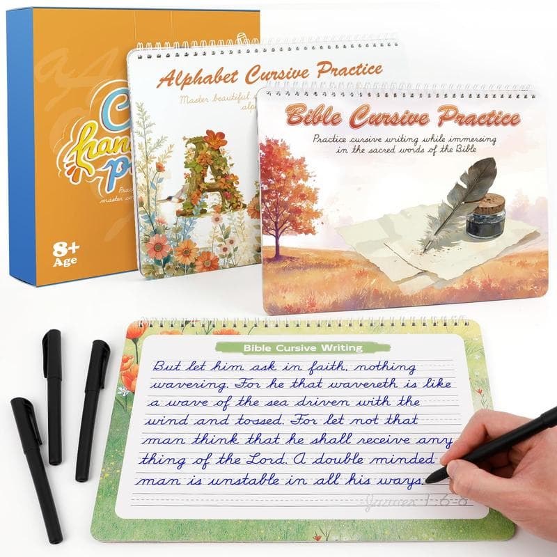 Grooved Cursive Handwriting Workbook for Kids