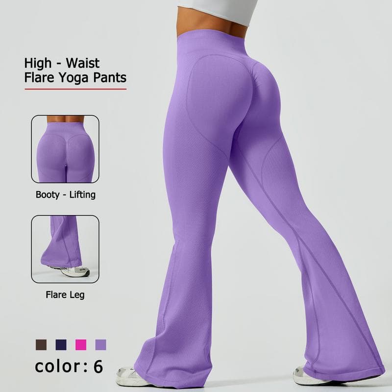 NcmRyu High Waist Flared Yoga Leggings