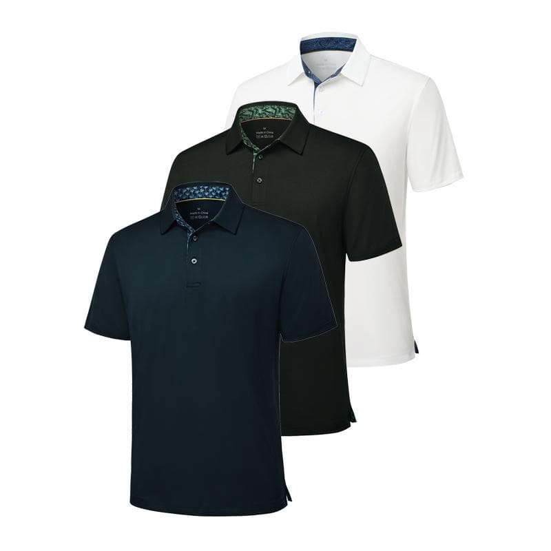 Mens Polo Shirts 3 Pack